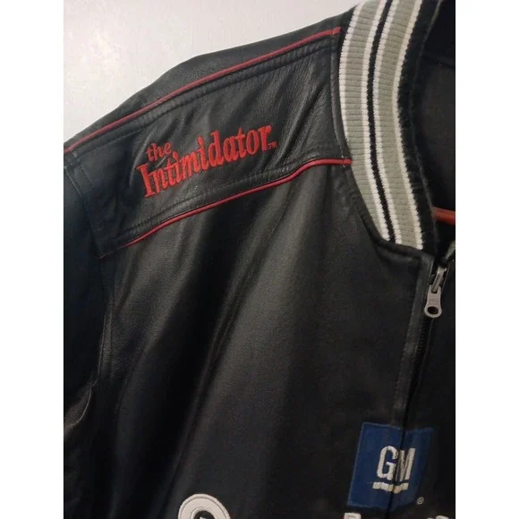 Vintage dale earnhardt leather jacket Chase Authentics Goodwrench NASCAR Size XL